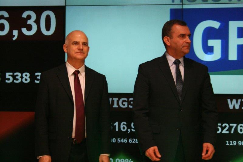 Od lewej: Mirosław Bieliński, Prezes Zarządu Energa S.A. i Włodzimierz Karpiński, Minister Skarbu Państwa